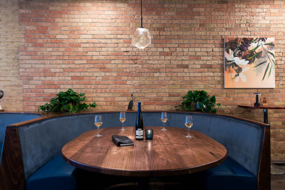 Booth Seating in the The Tasting Room Salt Lake - Interior Photography
