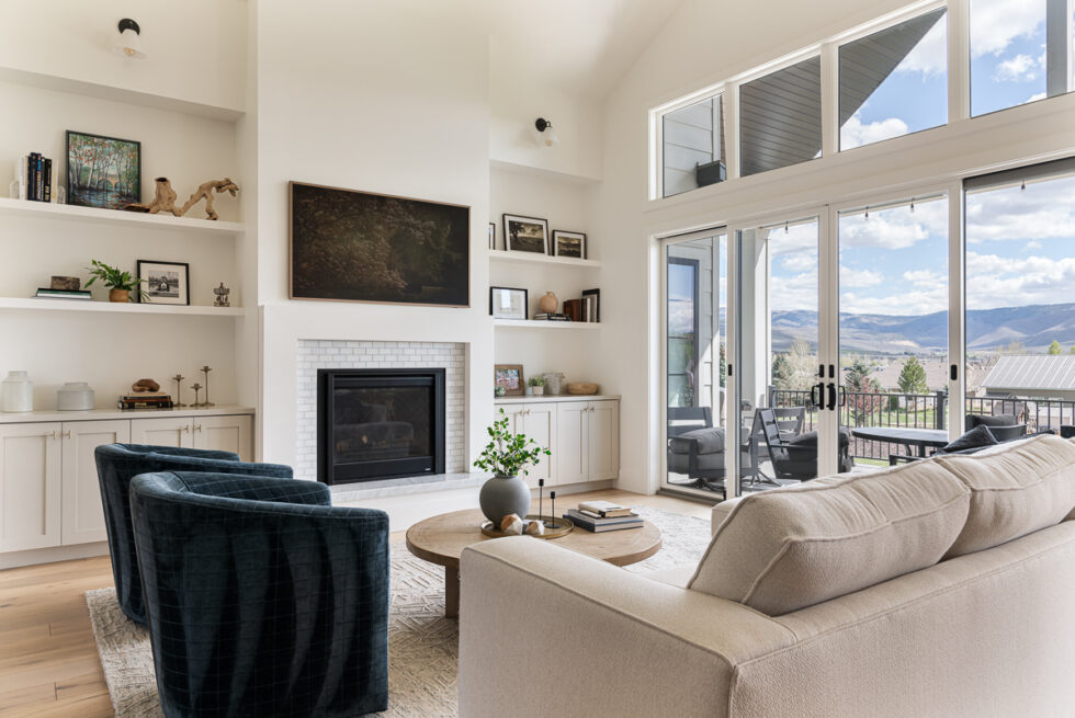 Midway Interior Design Photography Living Room with Large Windows